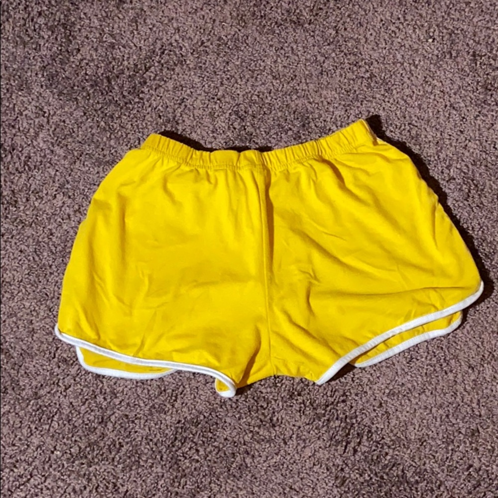 Yellow shorts